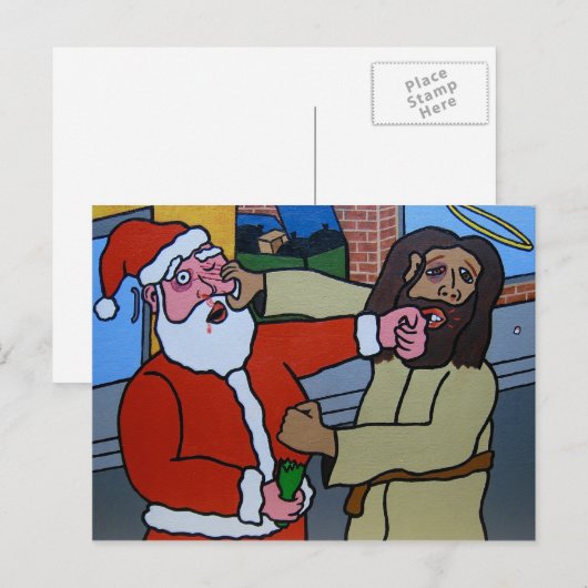 Vakantie 2014 feestdagenkaart (Voorkant / Achterkant)