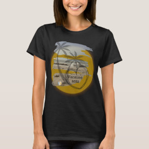 Vakantie 2022 ontwerp om de zomer te vieren, vakan t-shirt