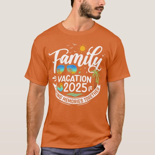 Vakantie 2025 t-shirt (Voorkant)