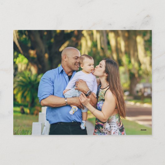 Vakantie 3 fotokaart | Rode bessen en gouden blade Feestdagenkaart (Achterkant)