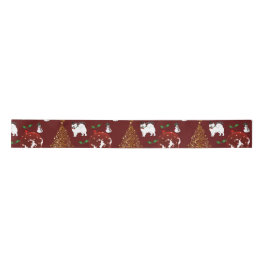 Vakantie 3 in Ribbon: Samoyeds, rendier...   Grosgrain Lint