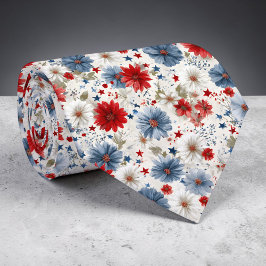 Vakantie - 4 juli patriottische bloem das