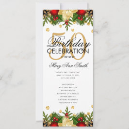 Vakantie 50e verjaardag Programma Gold met menu