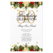 Vakantie 50e verjaardag Programma Gold met menu