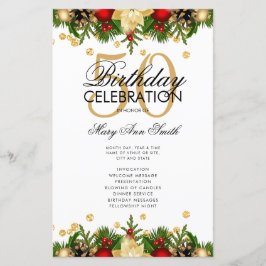 Vakantie 50e verjaardag Programma Gold met menu