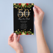 Vakantie 50e verjaardag Programma Gold met menu (Hand)