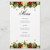 Vakantie 60e verjaardag Programma Gold met menu (Achterkant)