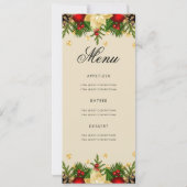 Vakantie 70e verjaardag Programma Gold met menu (Achterkant)