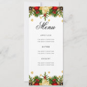 Vakantie 80e verjaardag Party Programma Goud w / M (Achterkant)