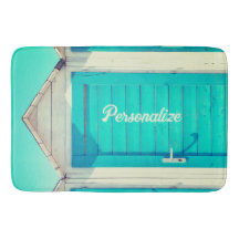 Vakantie aan het strand cabana turquoise wit