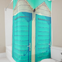 Vakantie aan het strand cabana turquoise wit