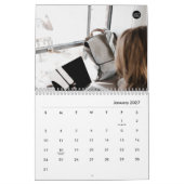 Vakantie Aangepaste zakelijke logo Kalender (Jan 2027)