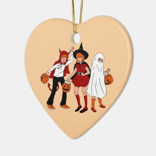 Vakantie accenten keramisch ornament (Links)