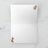 Vakantie Aloha kerstkaart Bedankkaart (Binnen)