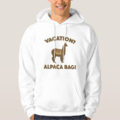 Vakantie? Alpaca Bag! Hoodie (Voorkant)