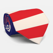 Vakantie - Amerikaanse vlag vier juli das (Opgerold)
