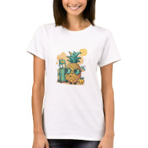Vakantie Ananas – Schattige Reis Zomer T-shirt