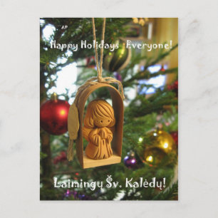 Vakantie Angel Litouws Briefkaart