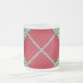 VAKANTIE ARGYLE BREI Frosted Glass Mok (Center)