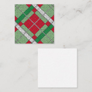 VAKANTIE ARGYLE BREISEL 6,4 CM Vlakke Rechthoekige Notitiekaartje