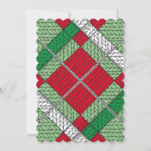 VAKANTIE ARGYLE KNIT 5x7 Flat Christmas Kaart (Voorkant)