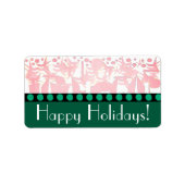 VAKANTIE ART DECO ETIKET (Voorkant)