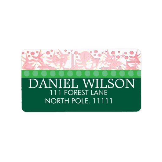 VAKANTIE ART DECO ETIKET (Voorkant)