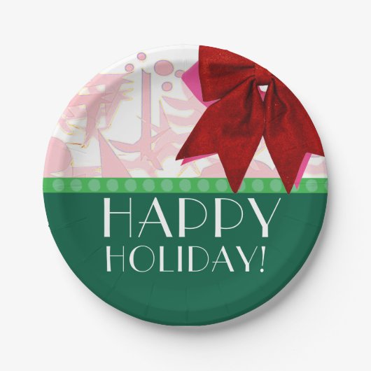 VAKANTIE ART DECO PAPIEREN BORDJE (Voorkant)