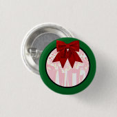 VAKANTIE ART DECO RONDE BUTTON 3,2 CM (Voorkant /achterkant)
