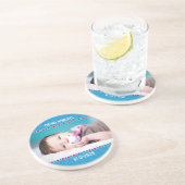 Vakantie Baby Boy Foto Onderzetter (Zijkant)