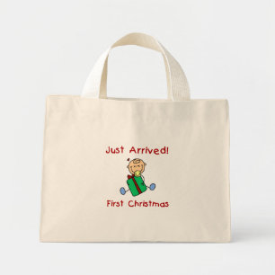 Vakantie Baby Boy net aangekomen Tshirts en gesche Mini Tote Bag