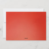 Vakantie | Baby zijn koude buiten witte scriptfoto Feestdagenkaart (Achterkant)