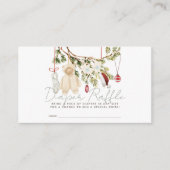 Vakantie Babykleding Wasserij Luier Raffle Ticket Informatiekaartje (Voorkant)