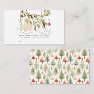 Vakantie Babykleding Wasserij Luier Raffle Ticket Informatiekaartje