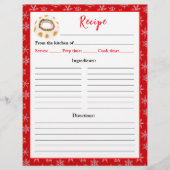 Vakantie Bakken Bundt Cake Recept Pagina Flyer (Voorkant)