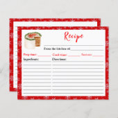 Vakantie bakken kersttaart recept (Voorkant / Achterkant)