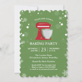 Vakantie Bakken Party Uitnodigingen (Voorkant)