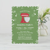 Vakantie Bakken Party Uitnodigingen (Staand voorkant)