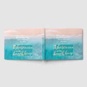 Vakantie Beach House Minimalistisch Script Familie Gastenboek (Volledig)