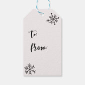 Vakantie Bedankt a Latte Cadeaulabel (Achterkant)