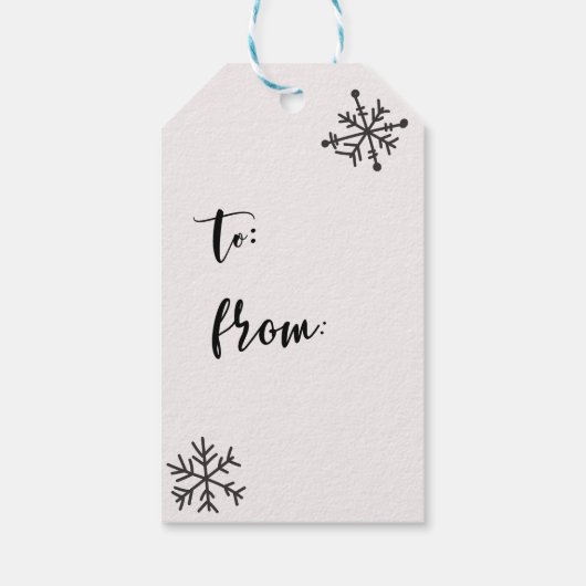 Vakantie Bedankt a Latte Cadeaulabel (Achterkant)