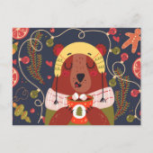 Vakantie Beer Drink Hot Cacao Briefkaart (Voorkant)