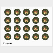 Vakantie belletjes | Envelopsluiting Ronde Sticker (Vel)