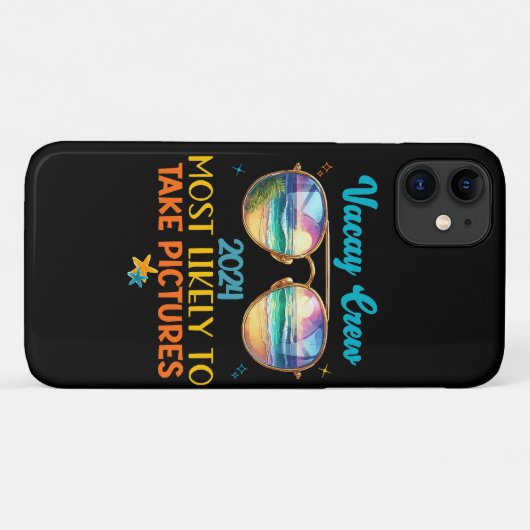 Vakantie bemanning 2024 Case-Mate iPhone case (Achterkant (horizontaal))