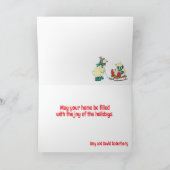   vakantie Beren kerst Feestdagen Kaart (Binnen)