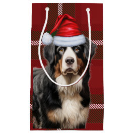 Vakantie Berner Sennenhond Fun Plaid Kerstmis Klein Cadeauzakje
