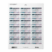 Vakantie Berry krans Kerst Adresetiketten Etiket (Full Sheet)