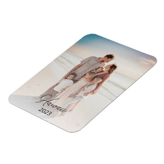 Vakantie bestemming Familie Koppels Foto Magneet (Linkerzijde)