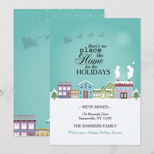 Vakantie Bewegende Aankondiging (Voorkant / Achterkant)