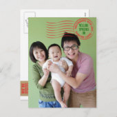 Vakantie Bewegende Aankondiging Deck Nieuwe Zalen (Voorkant / Achterkant)